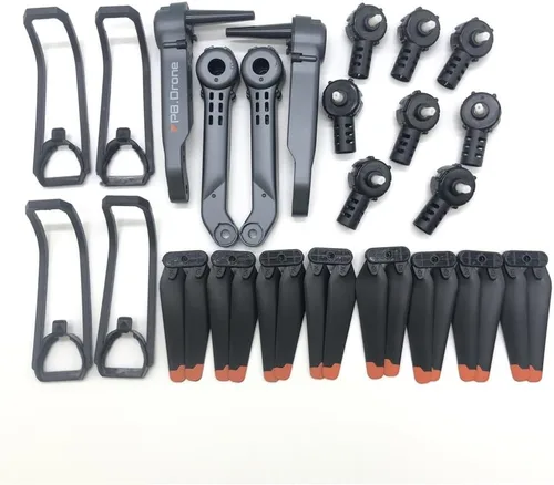 Vista 4 de [Piezas de dron] para P8 RC Drone P8 PRO Accesorios Quadcopter Arm Shell Motor Base Piezas de repuesto [Fácil instalación] (Color Motor 716 Kit)