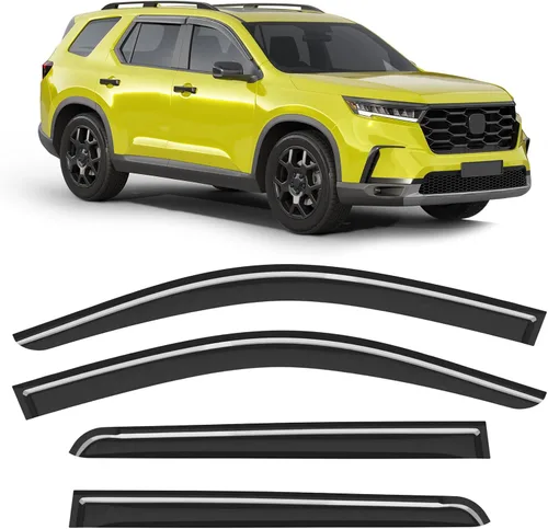 Vista 15 de Protector de lluvia extra grueso para Ford F150 2004-2014 Extended Cab/SuperCab protectores de lluvia con cinta adhesiva lateral de camioneta