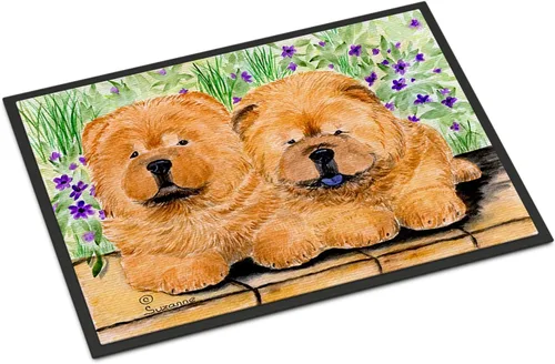 Vista 227 de Caroline's Treasures SS8220MAT - Felpudo afgano de 18 x 27 pulgadas, para interiores y exteriores, para entrada, antideslizante, lavable, de pelo
