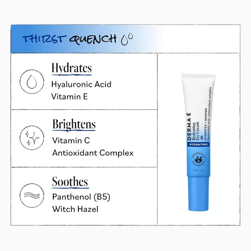 Vista 6 de Crema para contorno de ojos derma-e con Pycnogenol y acido hialurónico (0.5 onzas), paquete de de 1
