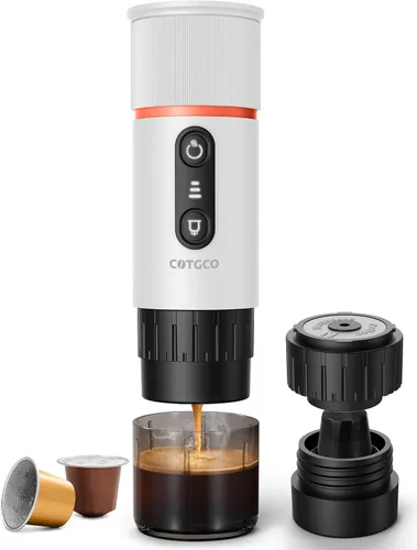 Vista 8 de cafetera espresso portátil (negro)