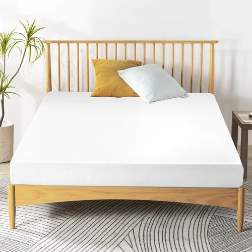 Vista 34 de PayLessHere Colchón de espuma viscoelástica con gel Twin de 5 pulgadas sin fibra de vidrio/Certificado CertiPUR-US/Cama en una caja/Sueño fresco