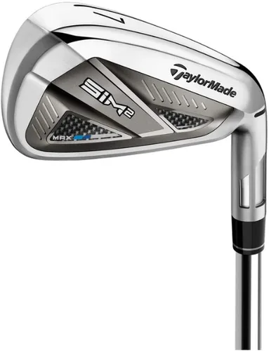 Vista 3 de TaylorMade Palos de golf SIM2 Max para hombres, Acero