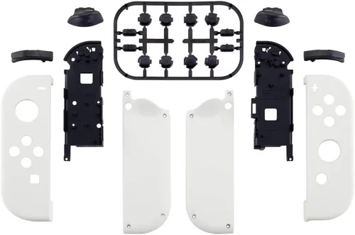 Vista 2 de eXtremeRate - Carcasa de control portátil Joy-Con con set de botones completo repuesto de carcasa hazlo tú mismo para control de Nintendo Switch