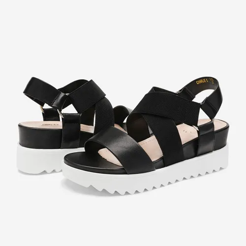Vista 3 de DREAM PAIRS Sandalias de plataforma con correa de tobillo y punta abierta para mujer