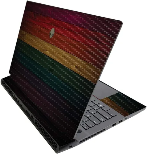 Vista 320 de MightySkins - Skin brillante con purpurina para Alienware M17 R3 (2020) y M17 R4 (2021) - Diversión de los años 90 Acabado duradero con purpurina