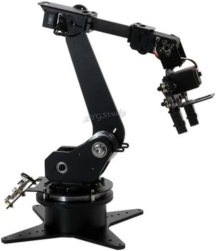 Vista 2 de Kit de brazo robótico de escritorio servo de bus serie de alto par para Raspberry Pi y Jetson Nano Wireless Control basado en ESP32 5-DOF soporta