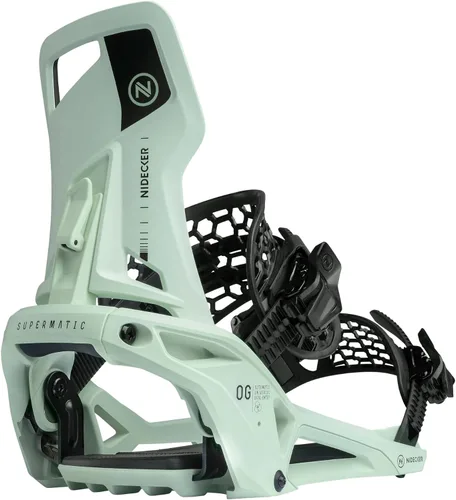 Vista 16 de Nidecker Supermatic Snowboard First Universal, Doble Entrada, Fijación Automática - Cómoda y Confiable como una Fijación Regular de Dos Correas