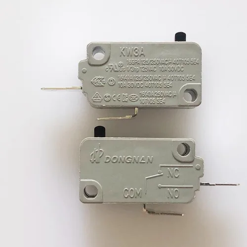 Vista 4 de KW3A 16A 250V Microinterruptor de la puerta del horno normalmente abierto (1 unids)
