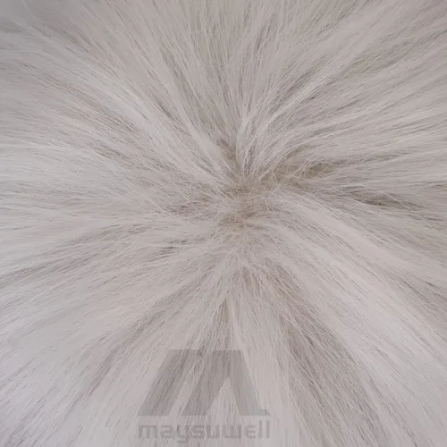 Vista 5 de maysuwell Peluca de anime Rui Cosplay pelucas para Demon Slayer de pelo corto plateado para hombres y mujeres para Halloween, carnaval, fiesta