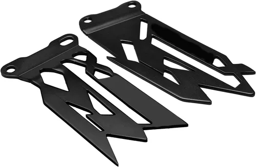 Vista 3 de Placas de Protección de Talonera Compatibles con Suzuki GSX-R 600/750 2006-2016, GSX-R 1000 2003-2016 (Negro)