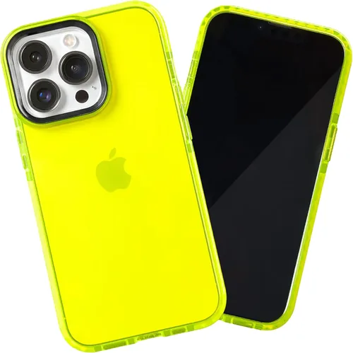 Vista 27 de SteepLab Funda de barrera para iPhone 13, protección de 360 grados que absorbe impactos con bisel elevado y colores llamativos (cielo azul brillante)