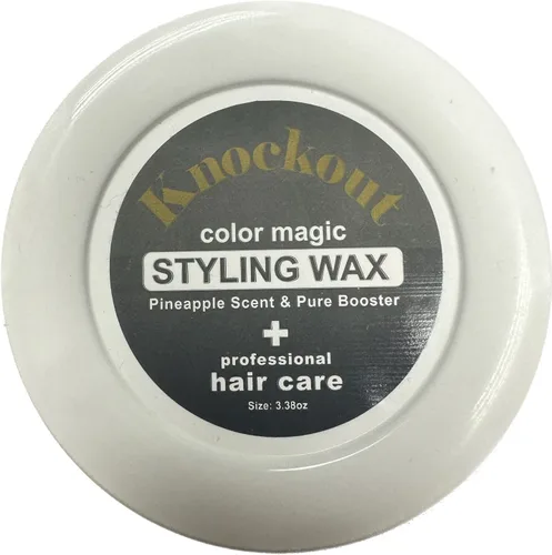 Vista 5 de Knockout Color Magic Hair Styling Wax (01 Charcoal)