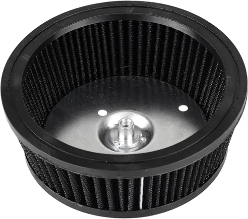 Vista 3 de Filtro limpiador de aire de alta flujo negro Sucker Entrada Compatible con Harley Dyna 1999-2017, Softail 2000-2015, Touring 1999-2007