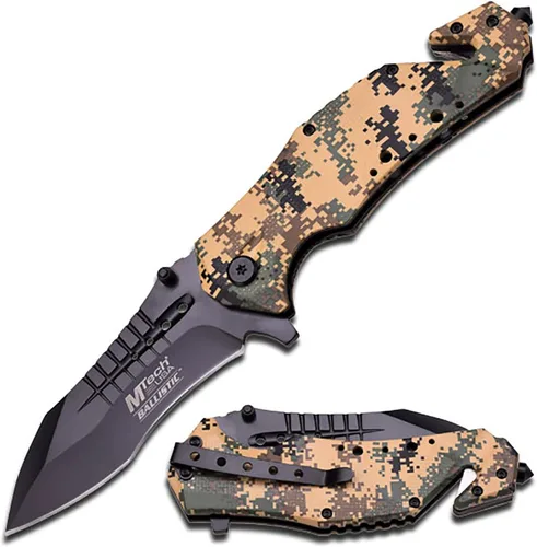 Vista 11 de MTech USA MT-A845BK Cuchillo con resorte, 5" cerrado, hoja negra