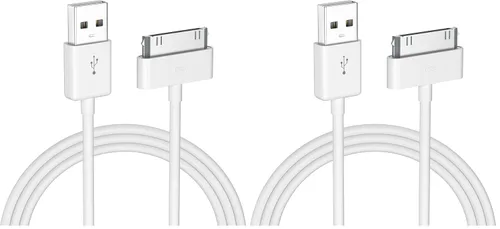 Vista 10 de sarmert Cable de carga USB de 30 pines certificado por Apple, cable de carga USB de 4.0 pies compatible con iPhone 4 4S 3G 3GS iPad 1 2 3 iPod Touch