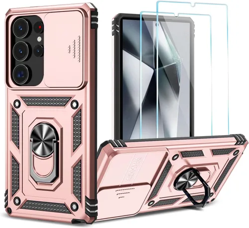 Vista 38 de Funda para Samsung Galaxy S24 Plus/S25 Plus con protector de Azul