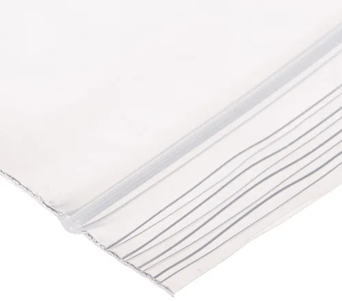 Vista 153 de Aviditi Poly Bolsa con cierre hermético blanco, 10" x 12", Azul, 1000