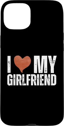 Vista 9 de I Love My Girlfriend I Heart My Girlfriend Funny Retro Case for iPhone 17