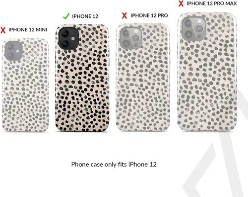 Vista 2 de BURGA - Funda compatible con iPhone 12, apta para carga inalámbrica, carcasa rígida híbrida de 2 capas + funda de silicona, resistente, ajuste