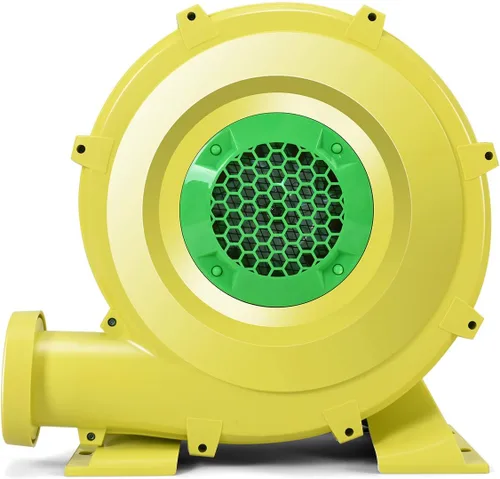 Vista 7 de GOFLAME Soplador de aire para inflables, ventilador eléctrico portátil y potente, soplador de casa de rebote de 1 HP para toboganes de salto
