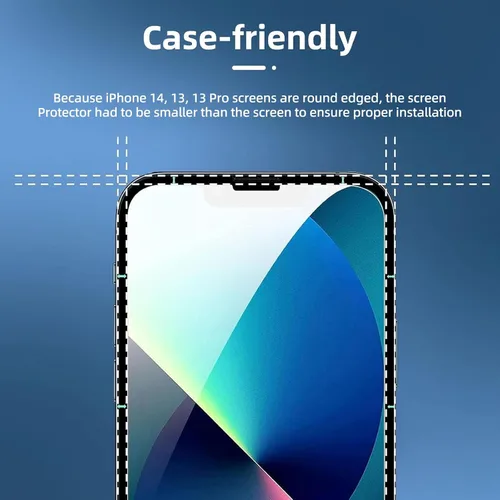 Vista 179 de NEW'C Paquete de 3 protectores de pantalla de privacidad para iPhone Air/iPhone 17 Air (6.5 pulgadas), película de vidrio templado antiespía