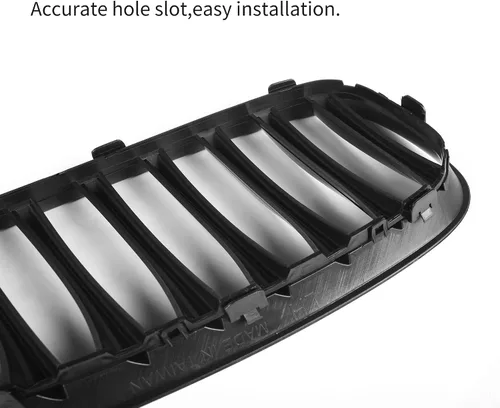 Vista 5 de Qitian Rejilla E89, 1 listón ABS negro delantero de repuesto para BMW Z4 E89, 2009-2016