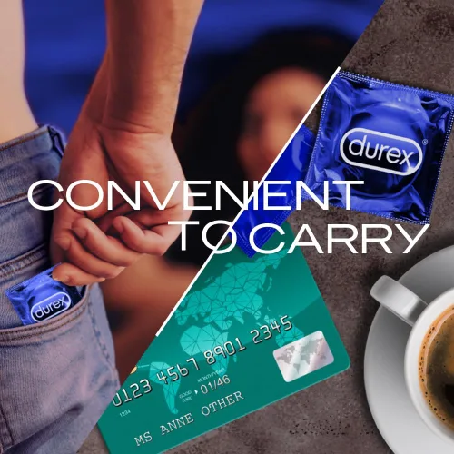 Vista 6 de Durex Preservativos extrafinos con sabor a fresa salvaje para hombres - 10