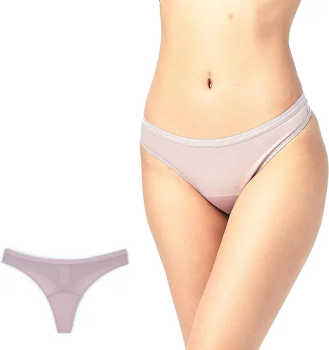 Vista 13 de Shero Thong Period Maternity, Postpartum Panties, Leakproof, Odor & Moisture Control Underwear for Women & Teens 2 paquetes Rojo