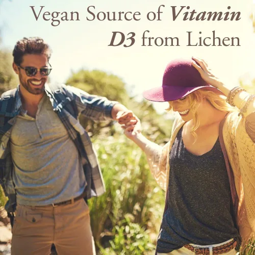 Vista 2 de Garden of Life Vitamin D3 - mykind Suplemento alimenticio integral vegano orgánico de vitamina D para el sistema inmune y salud ósea, 2000 IU