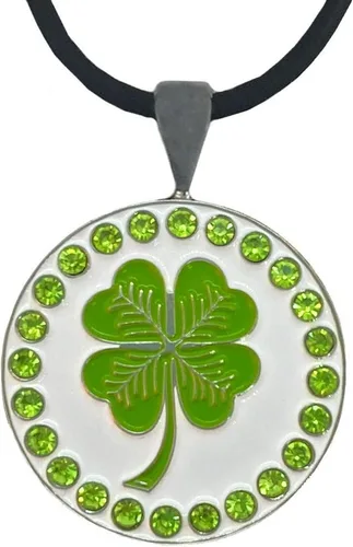 Vista 15 de Giggle Golf Marcador de pelota de golf brillante con collar de golf para mujer Agujero 19