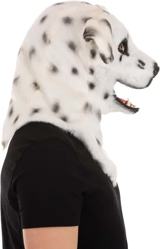 Vista 4 de Realistic Animal Costume Mask for Adults - Jaw-Dropping Mouth Movement for Immersive Fun