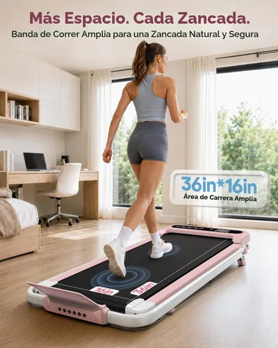 Vista 8 de Cardirun Almohadilla rosa con inclinación del 10% y barra de mango, cinta