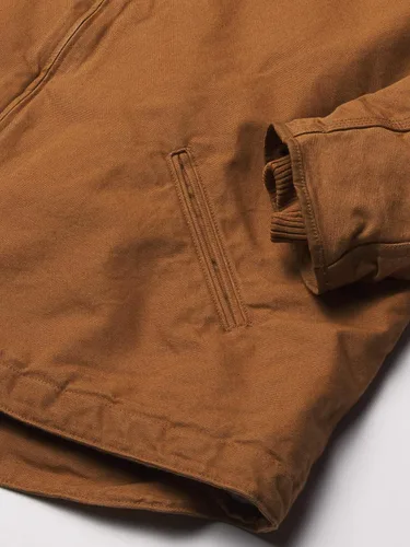 Vista 4 de Carhartt - Chaqueta con forro de sherpa de pato lavado de ajuste suelto para hombre