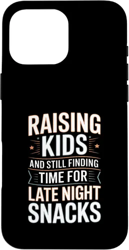 Vista 19 de Raising Kids and Still Finding Time for Late Night Snacks Case for iPhone 17
