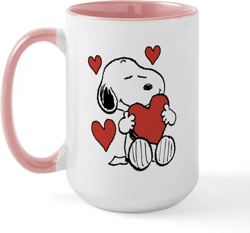 Vista 139 de CafePress SNOOPY Joe Cool - Taza de café de cerámica (15.0 fl oz)