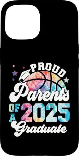 Vista 6 de iPhone 16 Parents of a 2025 Graduate Senior Graduation Basketball Case