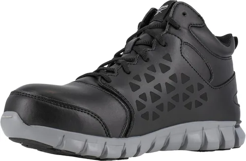 Vista 4 de Reebok Work Sublite Cojín Trabajo Mid Comp Toe EH NegroGris