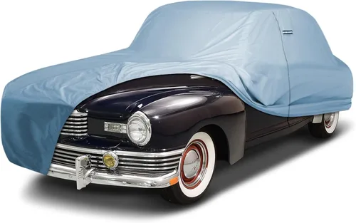 Vista 46 de iCarCover Funda de automóvil personalizada de alta calidad para AMC Ambassador 1965-1973, resistente, impermeable, para todo tipo de clima, lluvia