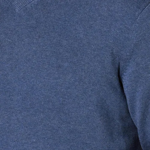 Vista 7 de Tienda Essentials Suéter con cuello en V, para hombre