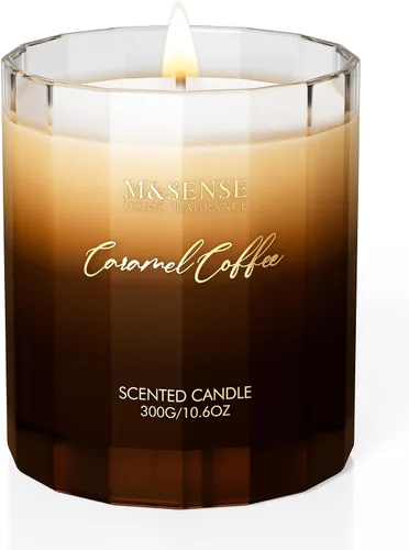 Vista 11 de M&SENSE Velas perfumadas de pomelo para el hogar, 10.6 onzas, 60 horas, velas de soja natural no tóxicas en vidrio de larga duración de combustión
