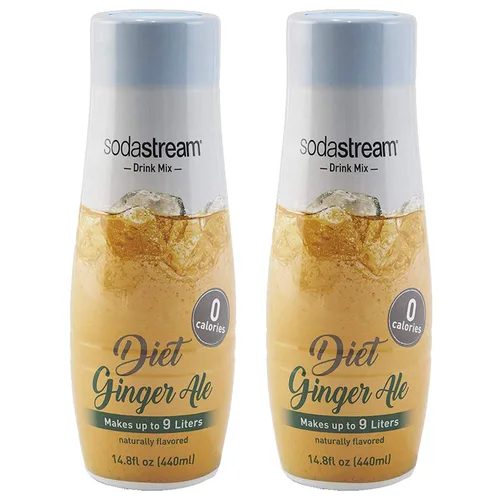 Vista 3 de SodaStream Mezcla de bebida Zero Strawberry Sandía, 14.8 onzas líquidas, paquete de 2