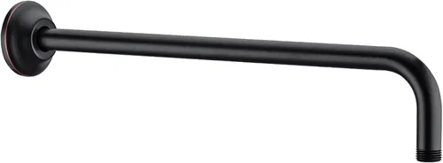 Vista 10 de BESTILL Brazo de extensión de cabezal de ducha en forma de L de 16 pulgadas, brazo de ducha y brida incluidos, oro cepillado