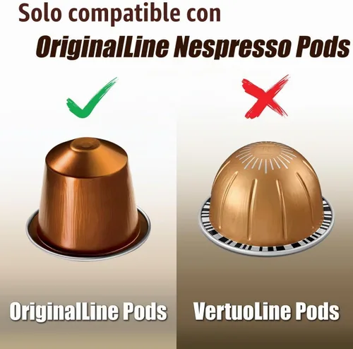 Vista 4 de Deco Brothers Tempered Glass Coffee Pod Holder, Fits 49 OriginalLine Pods Negro con tapa de cristal - OriginalLine Only