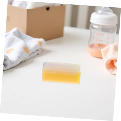 Vista 7 de Cepillo de baño sensorial para recién nacidos, cerdas suaves para piel delicada, 2 piezas, para masaje en el cuero cabelludo, para la ducha