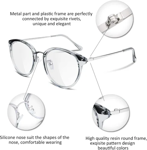 Vista 4 de FEISEDY - Lentes de sol para mujer, diseño vintage B2260