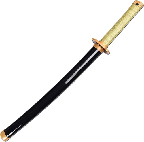 Vista 10 de ziqing Espada para cosplay de Demon Slayer hecha a mano, Katana de 31 pulgadas con múltiples estilos para elegir