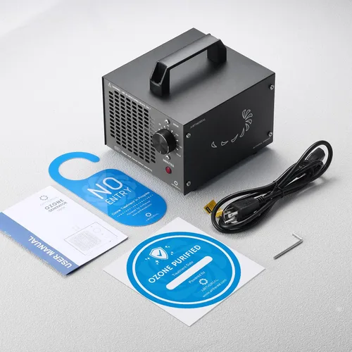 Vista 9 de Airthereal MA5K - Generador de ozono para el hogar, eliminador de olores ionizador de aire de ozono con temporizador de 120 minutos, diseño ligero