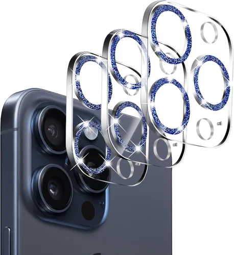 Vista 60 de Dengduoduo Paquete de 3 protectores de lente de cámara de vidrio templado para iPhone 15 de 6.1 pulgadas y para iPhone 15 Plus de 6.7 pulgadas