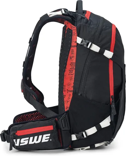 Vista 3 de USWE Flow 16L - Mochila con protector de espalda, para bicicleta, Mountainbike, MTB y E-MTB, negro